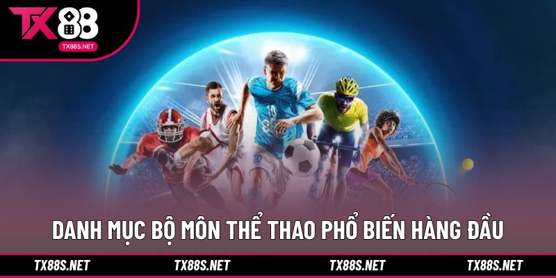 Danh mục bộ môn thể thao phổ biến hàng đầu