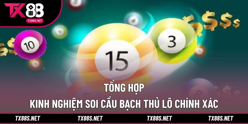 Tổng hợp kinh nghiệm soi cầu bạch thủ lô chính xác
