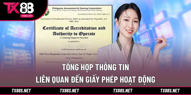 Tổng hợp thông tin liên quan đến giấy phép hoạt động